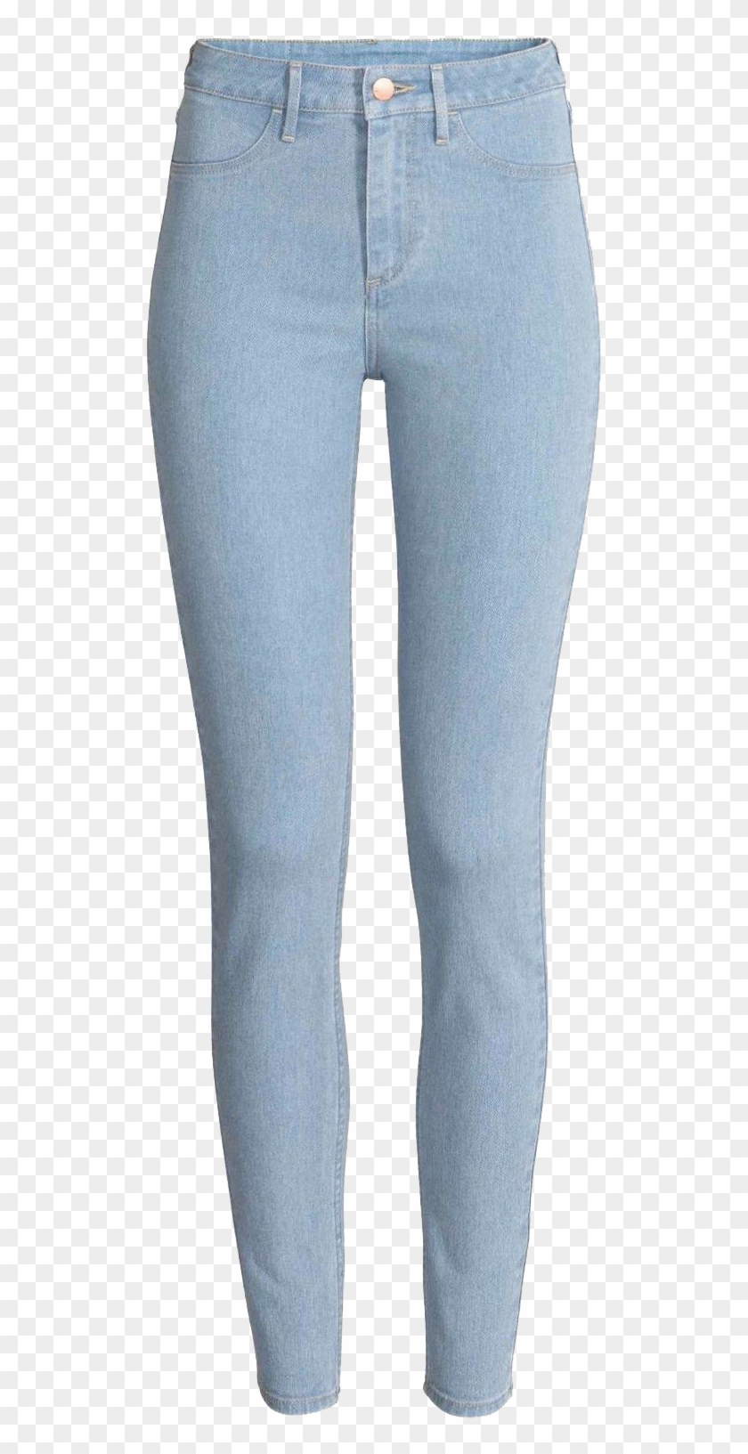 Faded Skinny Jeans Ladies Clipart