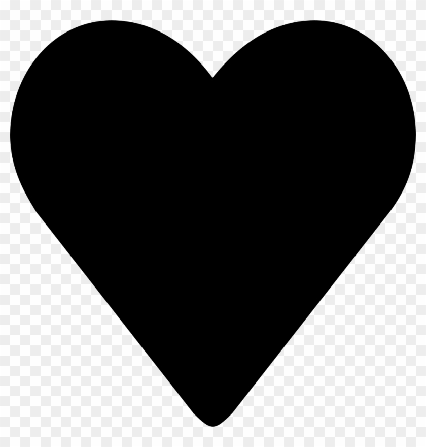 The Real Heart Comments - Black Heart Clipart