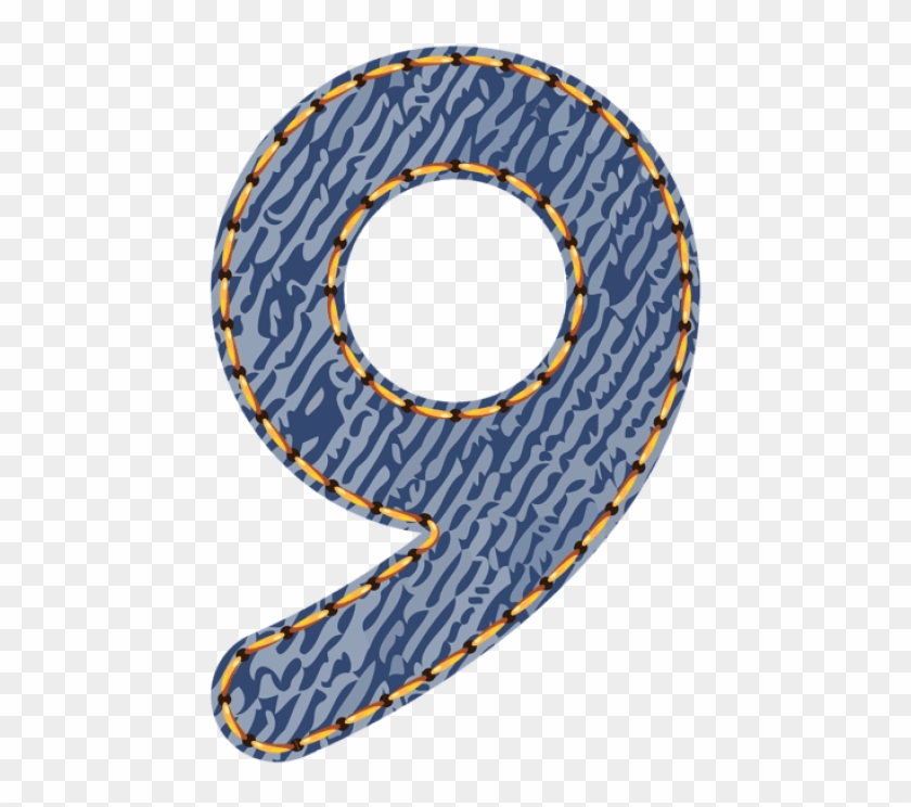 Free Png Download Jeans Number Ninepicture Clipart - Number Nine Clip Art Transparent Png #153602