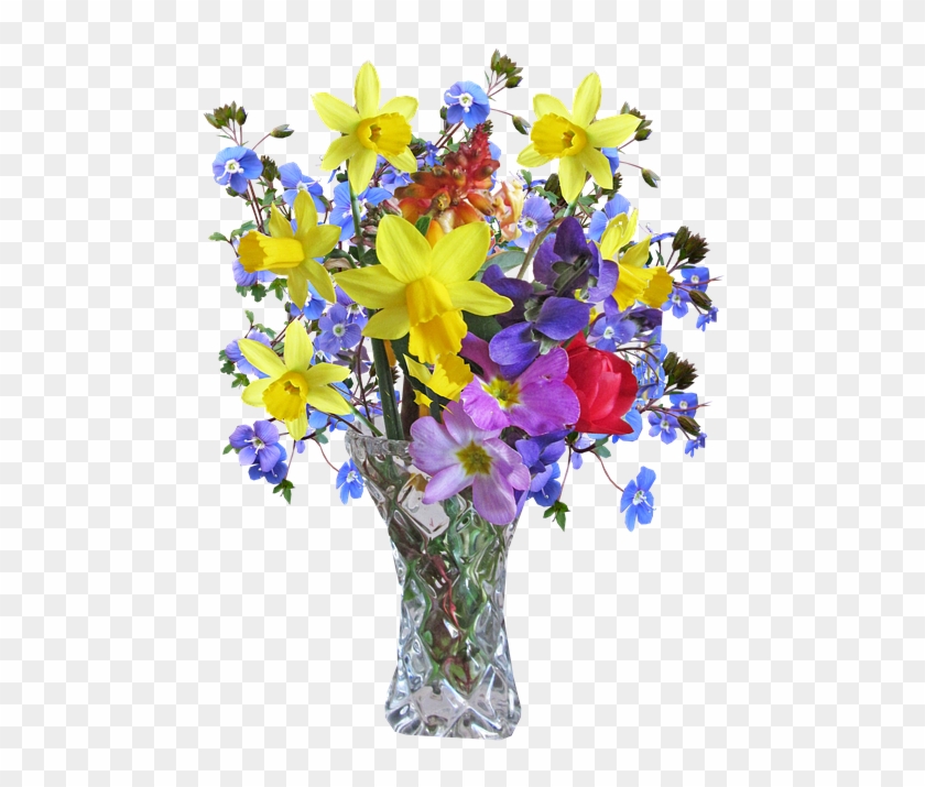 Flower, Vase, Spring, Arrangement - Hd Image Of Flower Vase Clipart