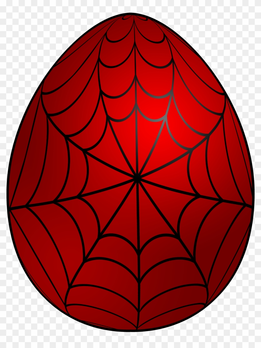 Spiderman Easter Egg Png Clip Art - Huevos De Hombre Araña Transparent Png #153734