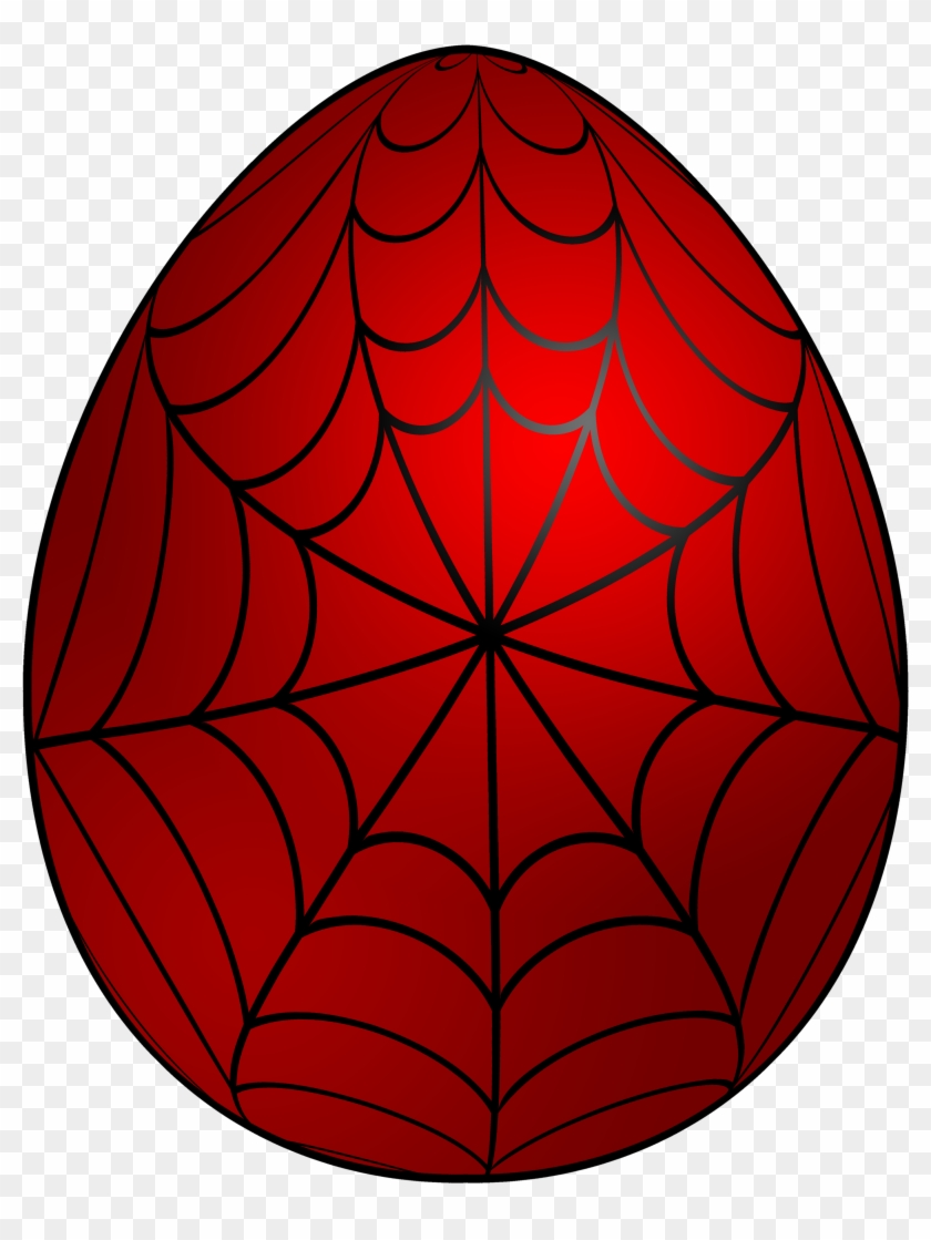 Spiderman Easter Egg Png Clip Art - Huevos De Hombre Araña Transparent Png