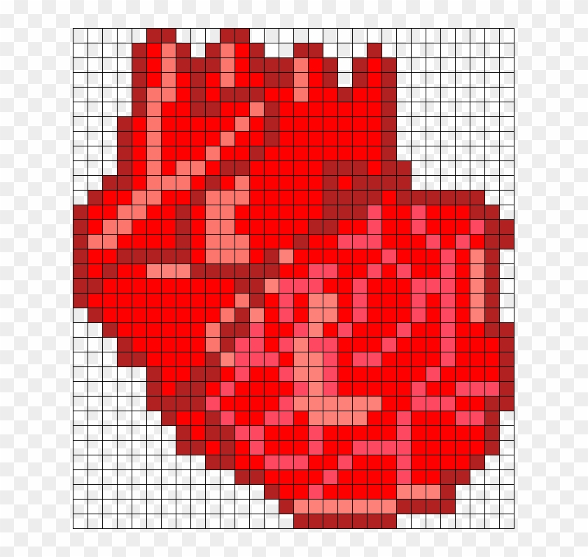 Human Heart Perler Bead Pattern / Bead Sprite - Perler Bead Real Heart Clipart #153764