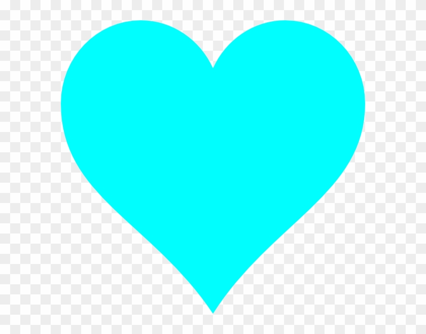 Lighting Heart Pictures - Light Blue Love Heart Clipart #153811