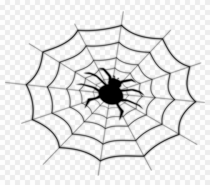 Spider Web Spider-man Drawing Line Art - Spiderman Net Drawing Clipart