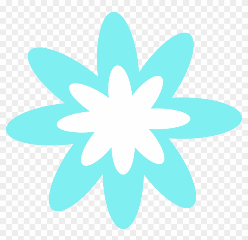 This Free Icons Png Design Of Blue Burst Flower Clipart