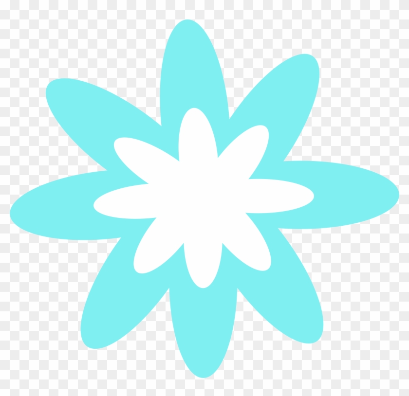 This Free Icons Png Design Of Blue Burst Flower Clipart #154025