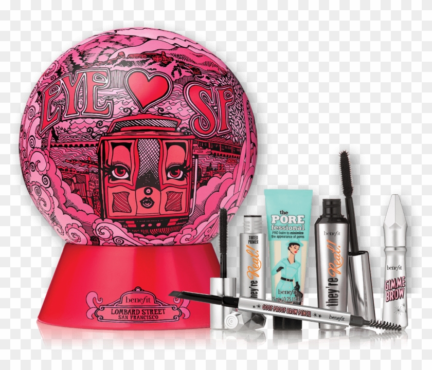 Eye Heart San Francisco Christmas Makeup Kit Contains - Benefit San Francisco Gift Sets Clipart