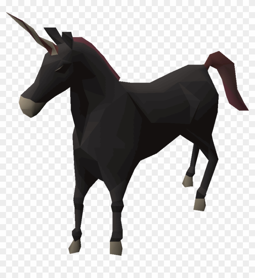 Black Unicorn Clipart