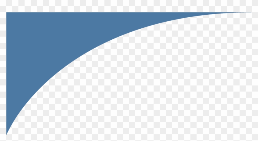 Blue Corner Swoosh Clipart