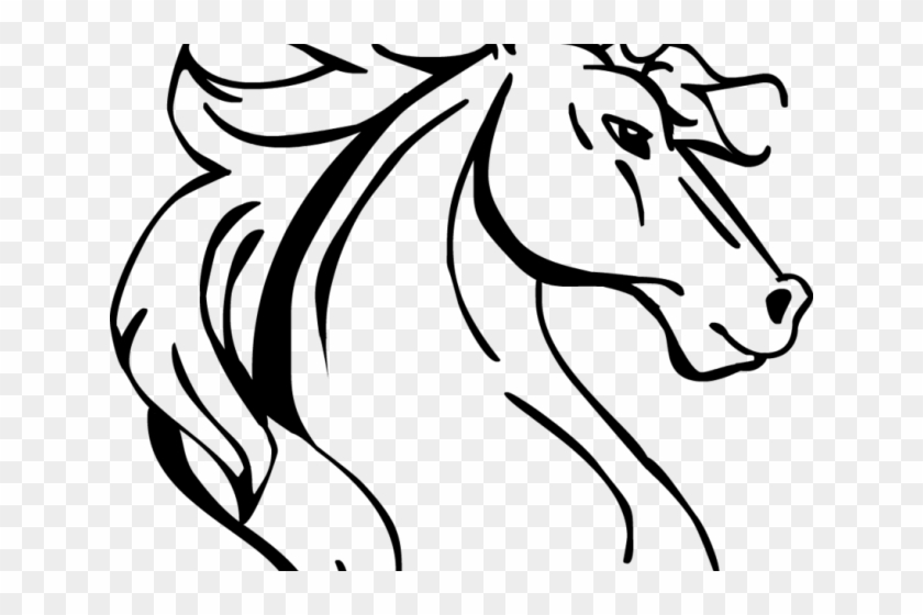 Original - Drawing Of A Unicorn Head Clipart
