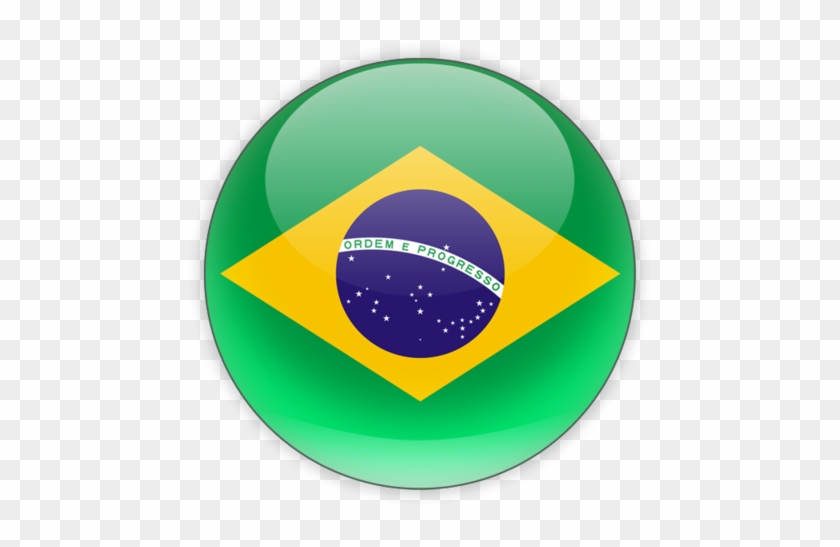 Illustration Of Flag Of Brazil - Brazil Flag Logo Png Clipart