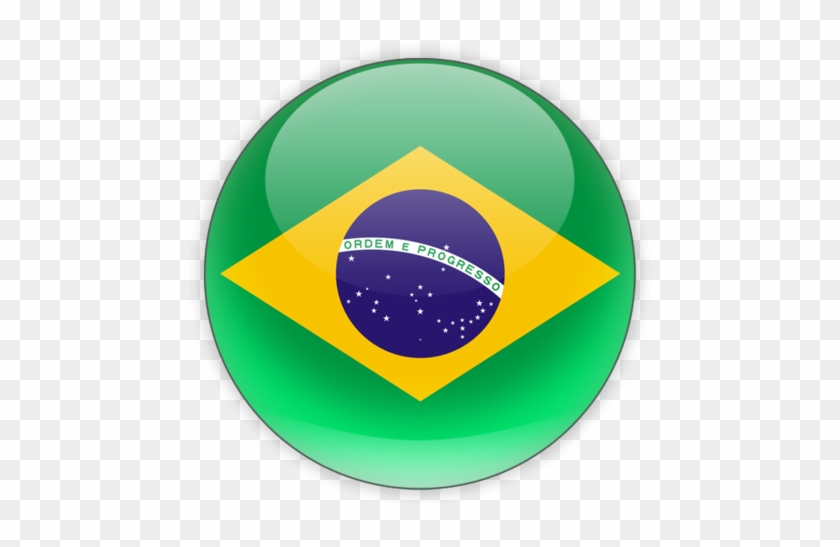 Illustration Of Flag Of Brazil - Brazil Flag Logo Png Clipart #154396