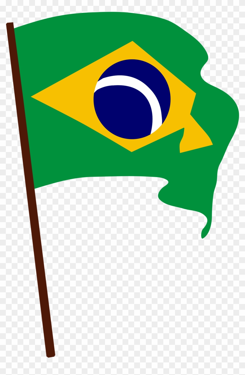 Brazil Flag Png Pic - Brazil Clipart Transparent Png #154412