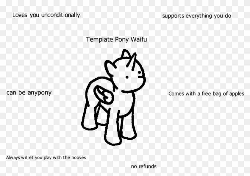 Age3rcm, Ideal Gf, Meme, No Refunds, Pony, Safe, Simple - Cartoon Clipart #154533