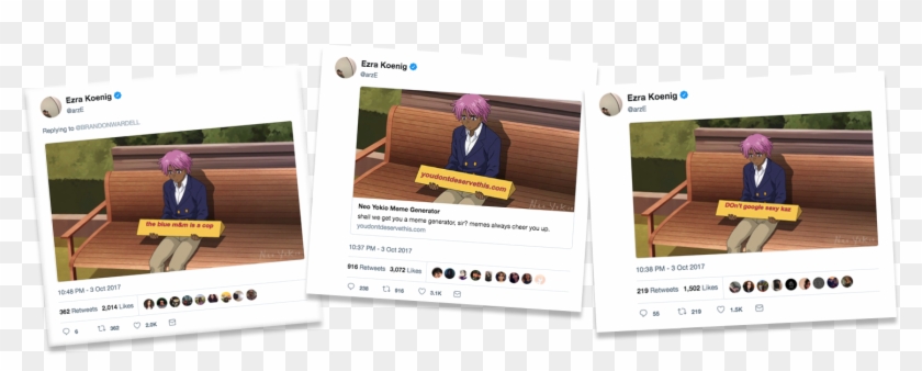 Neo Yokio-creator, Ezra Koenig's Numerous Tweets About - Plywood Clipart #154683