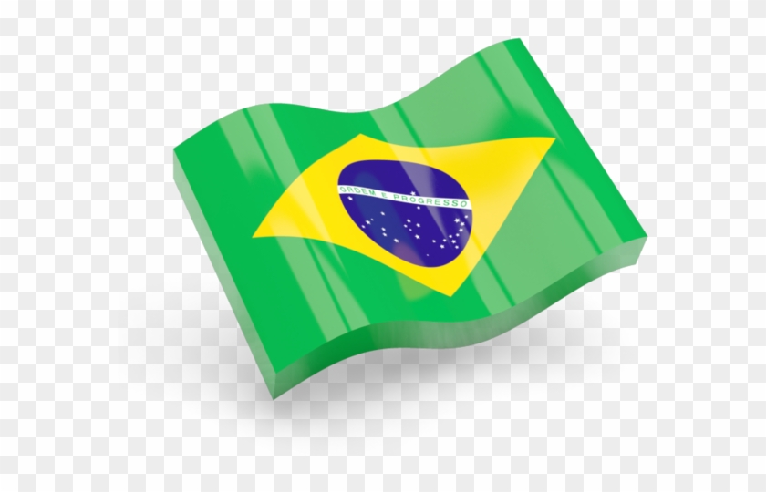 Illustration Of Flag Of Brazil - Brazil Flag Icon Png Clipart #154839