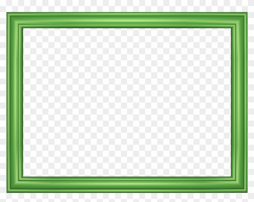 Green Borders And Frames Png 7 Png Image - Transparent Picture Frame Green Clipart #155003