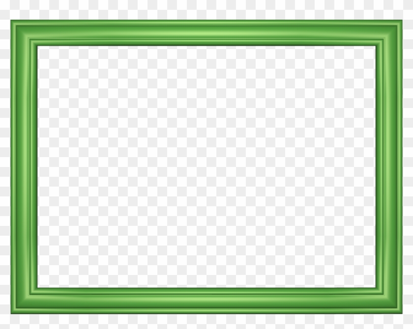 Green Borders And Frames Png 7 Png Image - Transparent Picture Frame Green Clipart