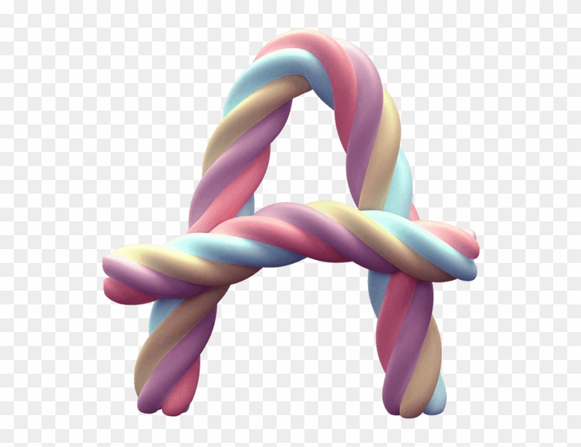 Marshmallow Twist Font - Illustration Clipart