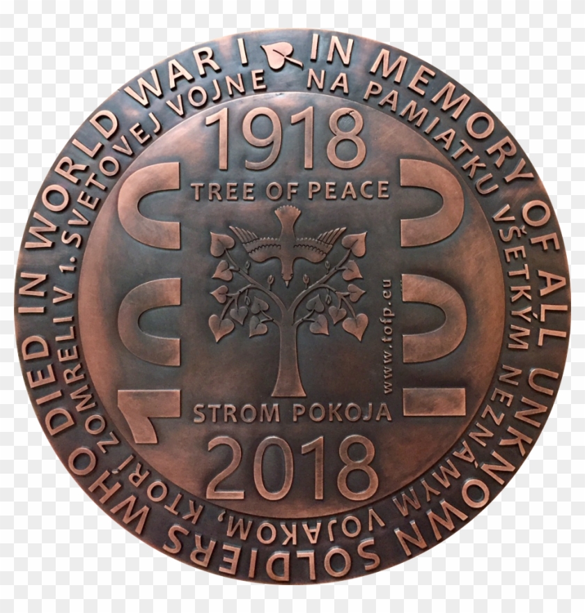 Tree Of Peace Plaque - Circle Clipart