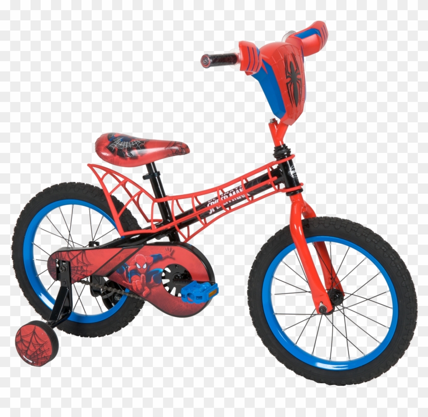 Spider Man Bike, Marvel, Boy Bike, 16 Inch Bike, Spider-man - 16 Inch Spiderman Bike Clipart #155154