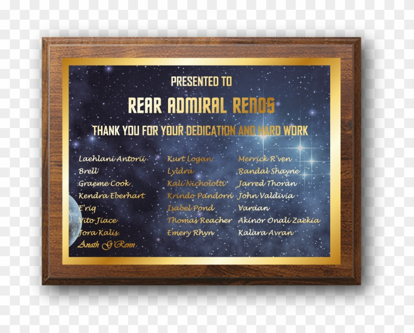 Renos Award Plaque - Reiseliv Clipart #155179