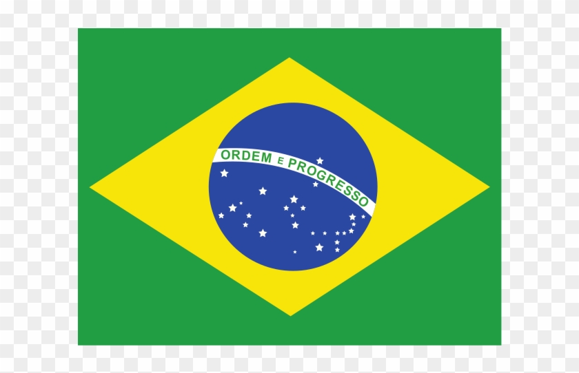 Flag Of Brazil Logo Png Transparent - Brazil Flag Clipart #155364