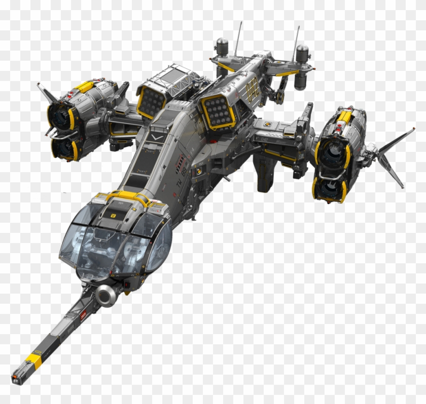 Ecm-capable Tech Bomber By Alexey Pyatov - Futuristic Spaceship Transparent Background Clipart #155410