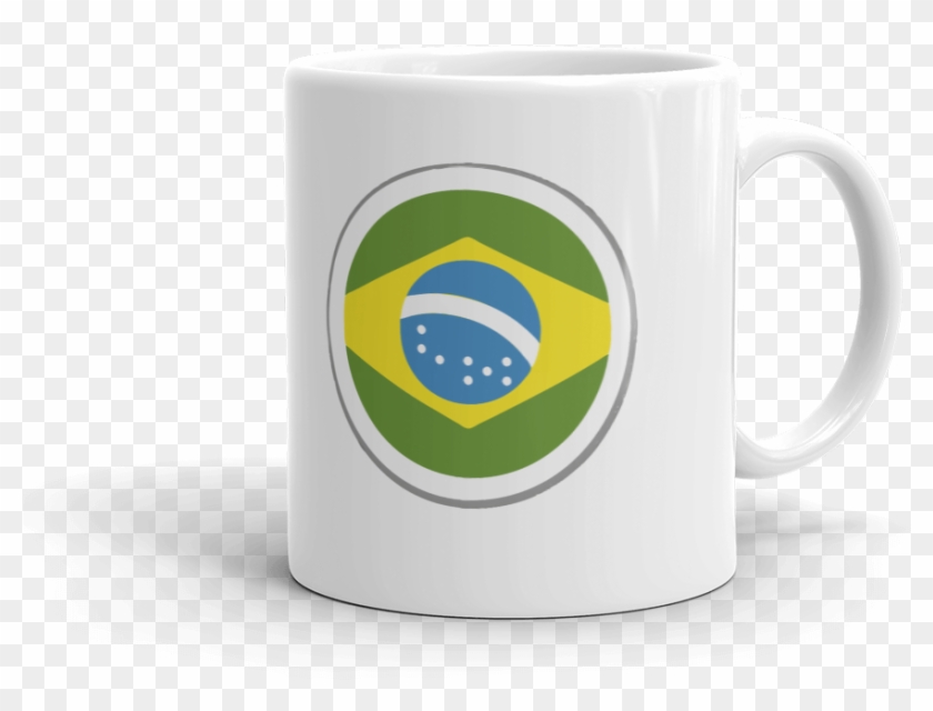 Brazil Flag Mug - Mug Clipart #155538