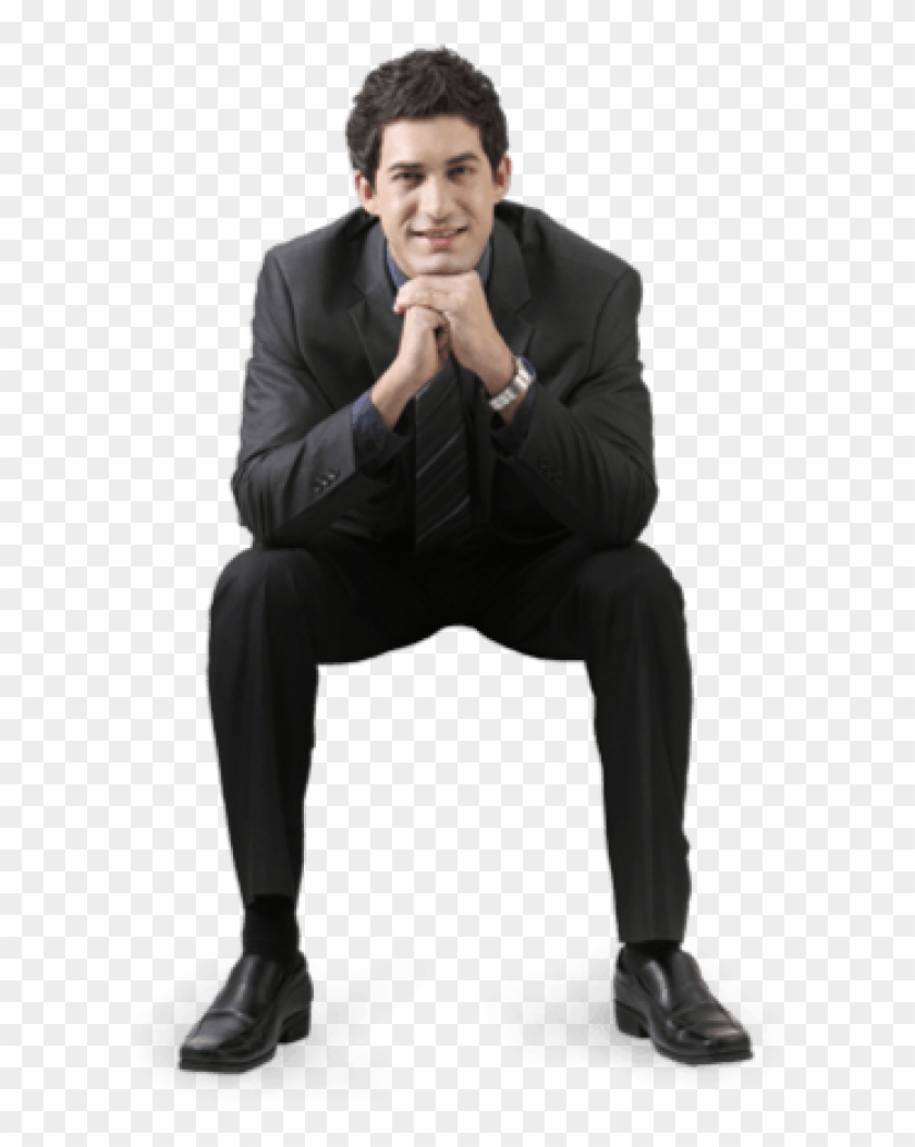 Sitting Man Png Free Download - Man Sitting In Chair Png Clipart #155611