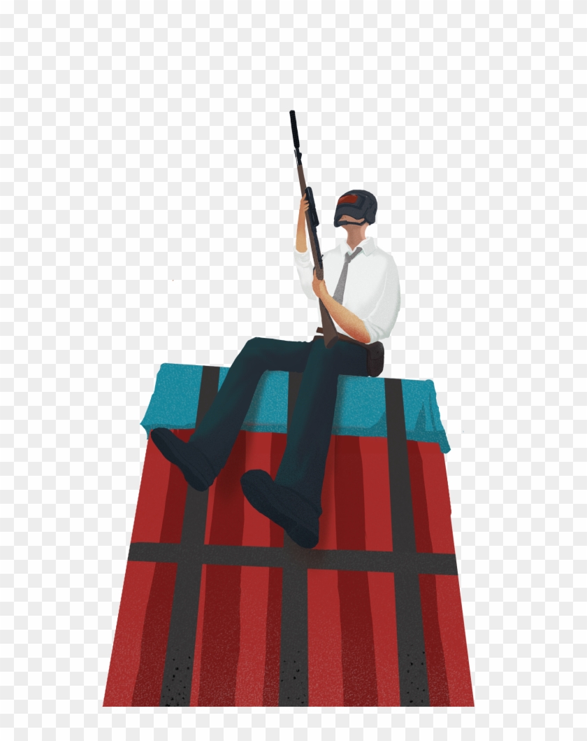Cartoon Hand Drawn Creative Machine Gun Png And Psd - Shooting Sport Clipart