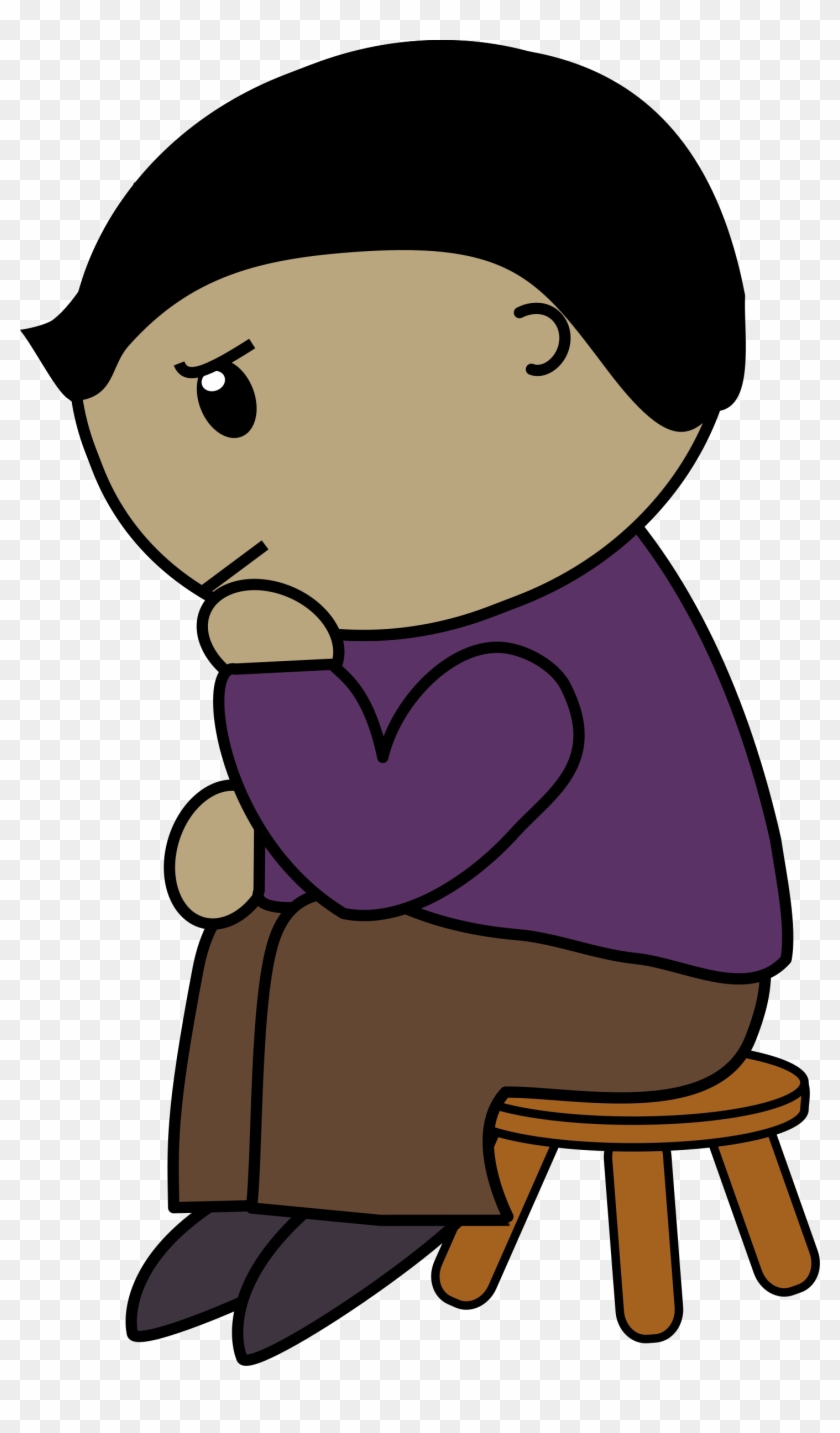 This Free Icons Png Design Of Man Thinking Clipart #155777