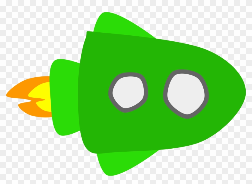 This Free Icons Png Design Of Green Spaceship Clipart #155832
