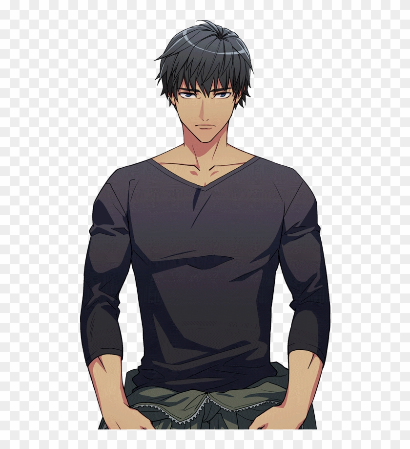 Tetsuro Serious R Transparent - Cartoon Clipart #155962