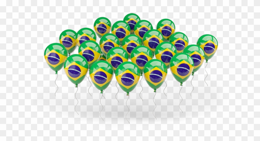 Illustration Of Flag Of Brazil - Circle Clipart