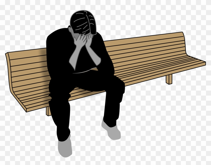 File Depressed Svg Wikimedia Commons Open - Depressed Man Png Clipart #156149