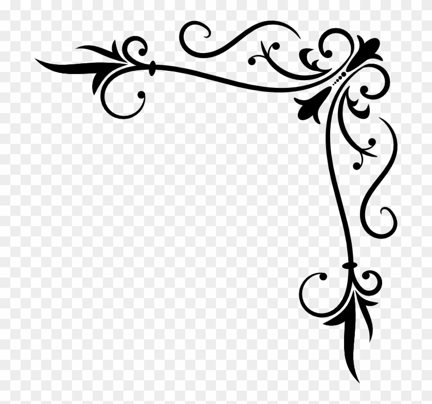 Filigree Corner Png - Corner Clip Art Png Transparent Png #156274