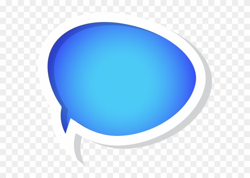 Bubble Speech Blue Png Clip Art Image - Blue Speech Bubble Png Transparent Png #156660