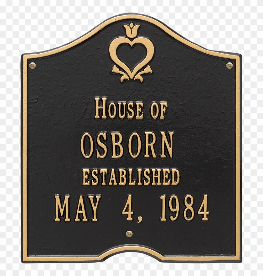 Pennsylvania Dutch Wedding Standard Wall Address Plaque - Commemorative Plaque Clipart