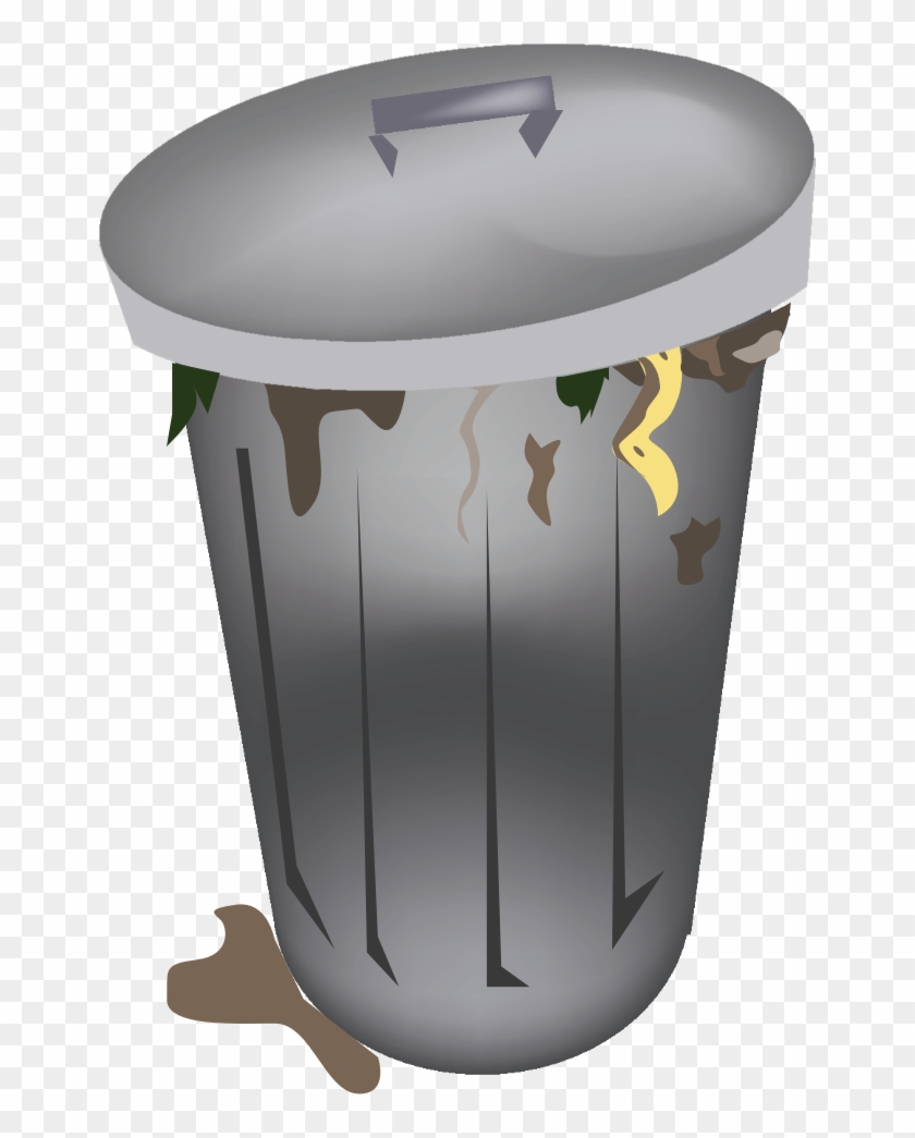 Garbage Can Clipart - Waste Container - Png Download