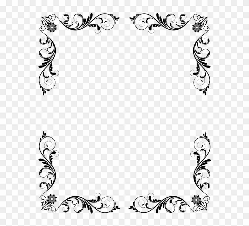 Victorian, Art Deco, Corner, Frame, Border, Deco - Transparent Victorian Border Design Clipart #157271