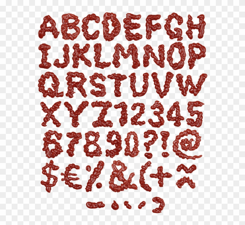 More Ketchup Font - Ketchup Font Png Clipart #157275