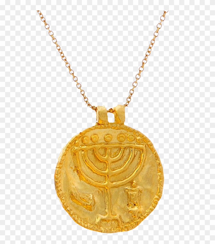 Menorah Of Old Gold - Locket Clipart #157620