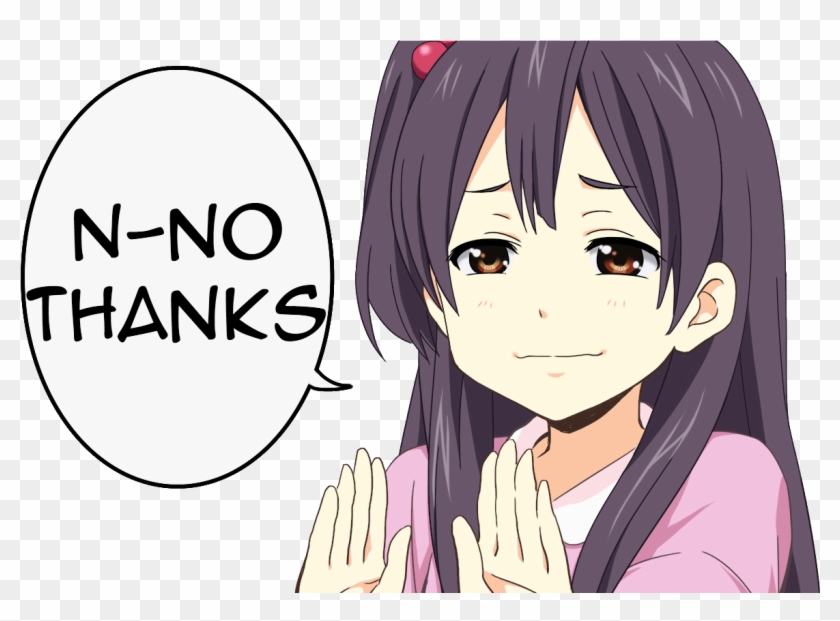 &gt - Keemstar - > - No Thanks Anime Girl Clipart