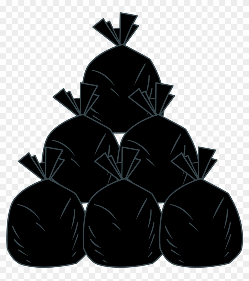 Vector Freeuse Stock Garbage Bags Clipart - Waste Emoji - Png Download