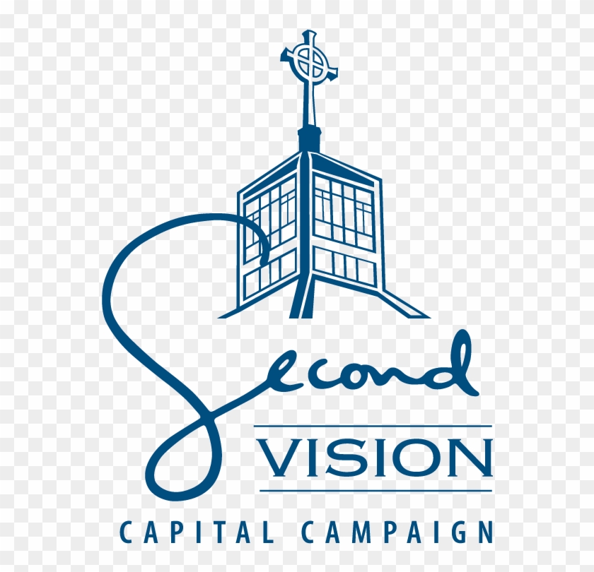 Second Vision Logo Blue - Illustration Clipart