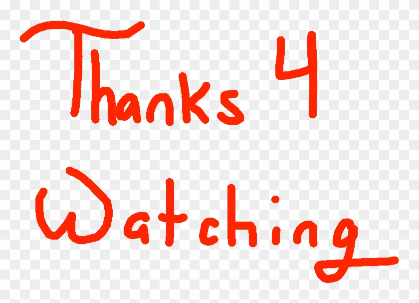 Thx4watchin - Drawing - Calligraphy Clipart #158022