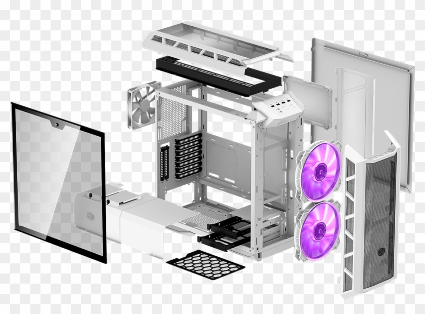 Builder Focused - Cooler Master Mastercase H500p Mesh Clipart