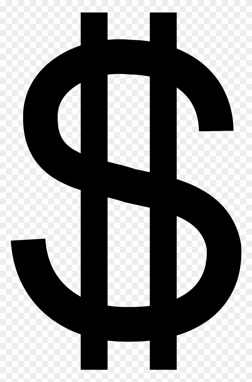 Double-barred Dollar Sign - Double Barred Dollar Sign Clipart